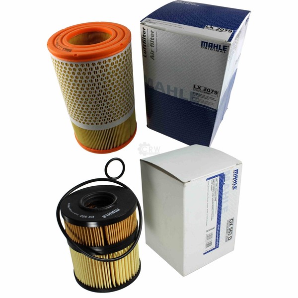 Mahle / Knecht Set Filterpaket Luftfilter LX 2079 ÖLfilter OX 563D-image