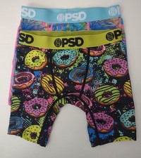 PSD Boy's Youth Boxer Briefs 2 Pack Fonut / Tropical Small 22-23 -