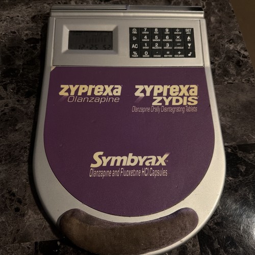Zyprexa Drug Rep Calculator/alarm Clock Drug Rep Promo 2000s Still Works Great