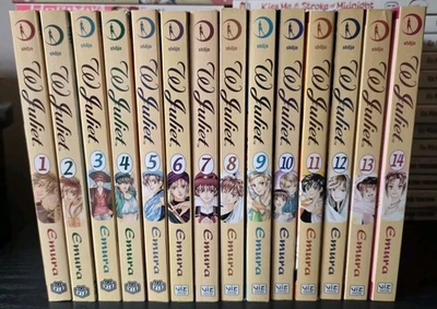 Manga W Juliet Vol 1-14 English Volumes Complete Set Emura Shôjo - Image 1 of 4