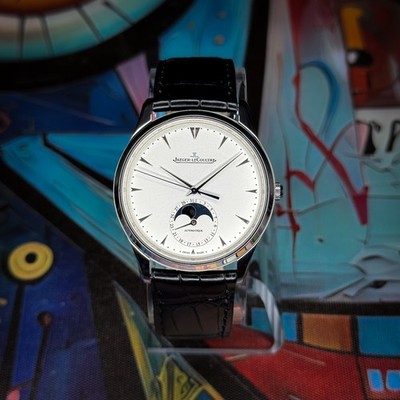 Jaeger-LeCoultre Master Ultra Thin Moon | Ref: 176.8.64 | Watch Only |White Dial