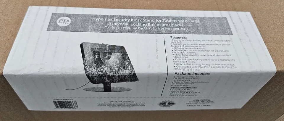 iPad Retail POS Stand for iPad Pro 12.9" (2015–2022) Surface Pro 3/4/5/6/7/8/X - Image 3 of 4