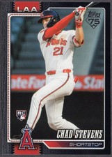 2026 Topps Series 1 Black #232 Chad Stevens RC #d 33/75