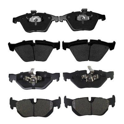 8PCS Front and Rear Disc Ceramic Brake Pads Compatible with 2007-2013 BMW 328i