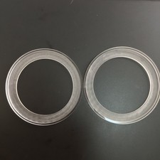 2Pcs 4" Acrylic Transparent Speaker Ring Speaker Mounting Spacer Rings