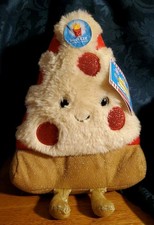 FAO Schwarz 11" Glow Brights Plush LED with Sound Pizza