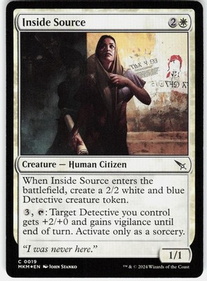 Inside Source Common Murders at Karlov Manor Magic: The Gathering Foil Near Mint