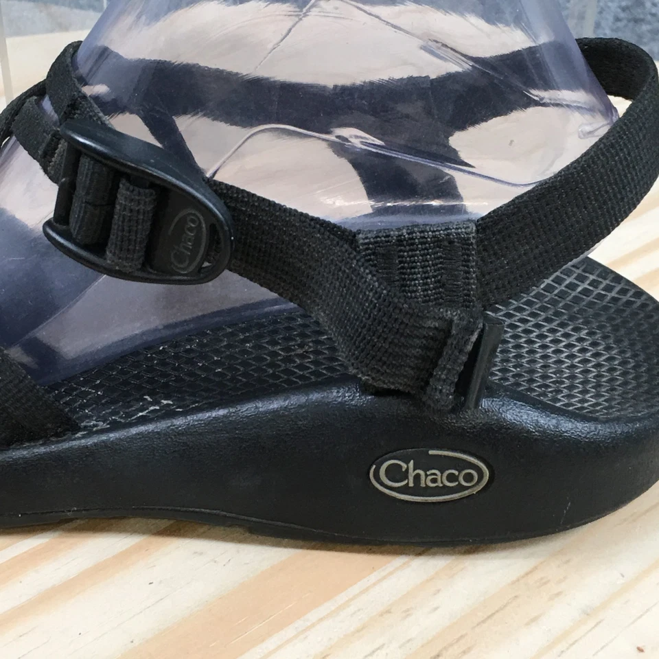 Sandalias Chaco para mujer 10 Z/nube senderismo tiras negras cómodas hebilla lazo en la punta Foto 3 de 4