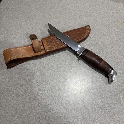 Vintage Case XX SAB 365 Fixed Blade Hunting Knife w/ Original