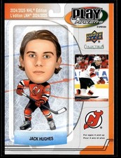 2024-25 UD Extended Series Play Makers #PM-6 Jack Hughes