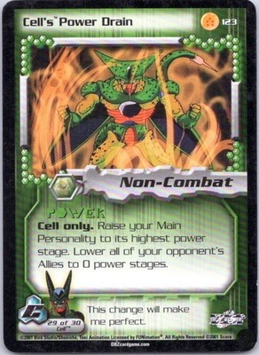 Dragon Ball Z Score CCG Cells Power Drain Unlimited MP