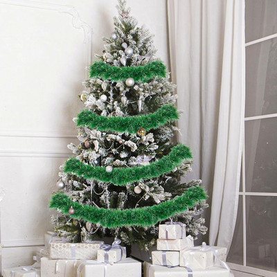 JXTON 33ft Christmas Garland,Greenery Artificial Pine Garland Twisted Hanging...