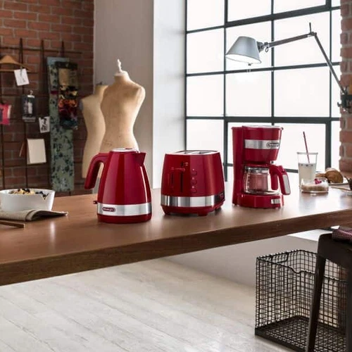 Bollitore De'Longhi KBLA2000.R Rosso 2 anni di garanzia - Foto 2 di 4