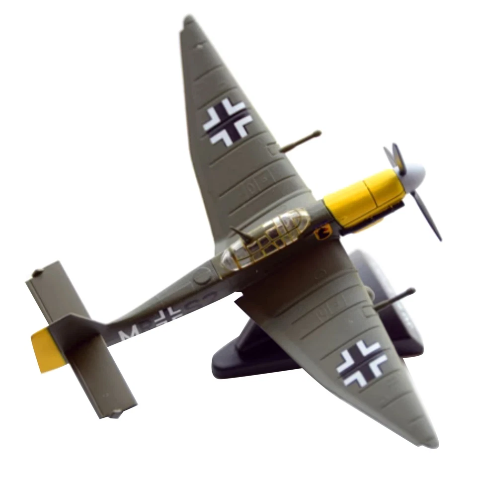 1/110 Diecast Alloy WWII Germany Junkers JU-87 Stuka Bomber Model With Stand - Image 4 of 4