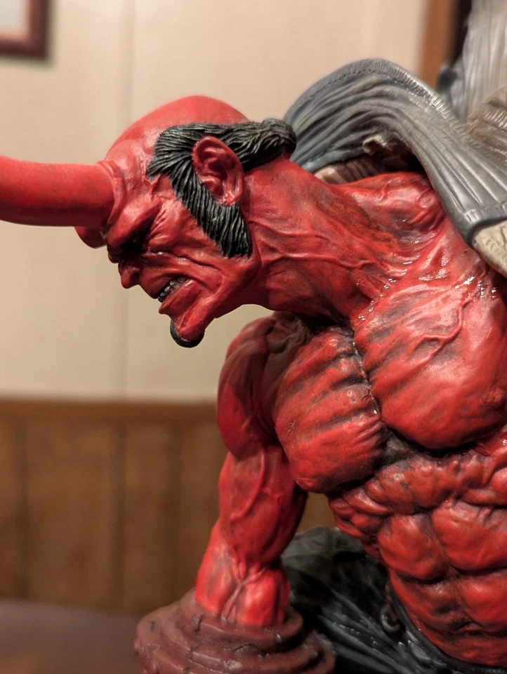 Estatua de vinilo suave HELLBOY The Right Hand of Doom KOTOBUKIYA 2001 nueva sin caja Foto 3 de 4