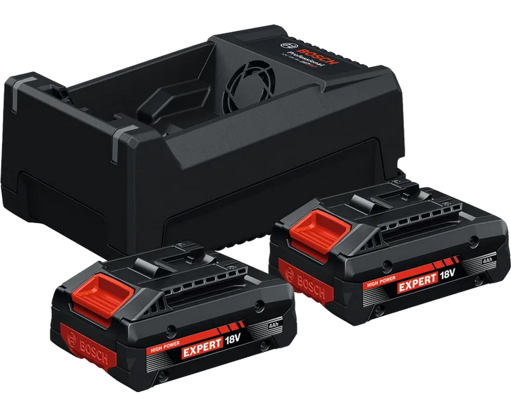 BoschEXPERT18VoltAkku-Setmit2xAKKUEXBA18V-40u.Ladege.GAL12V/18V-80