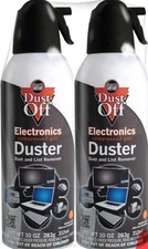 2 PACK COMPRESSED AIR DUSTER 10oz – Falcon Dust-Off Spray Cleaner for Electronic