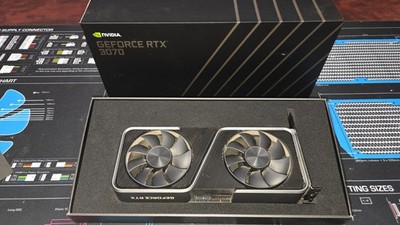 NVIDIA GeForce RTX 3070 Founders Edition 8GB GDDR6 Graphics Card (with Box)