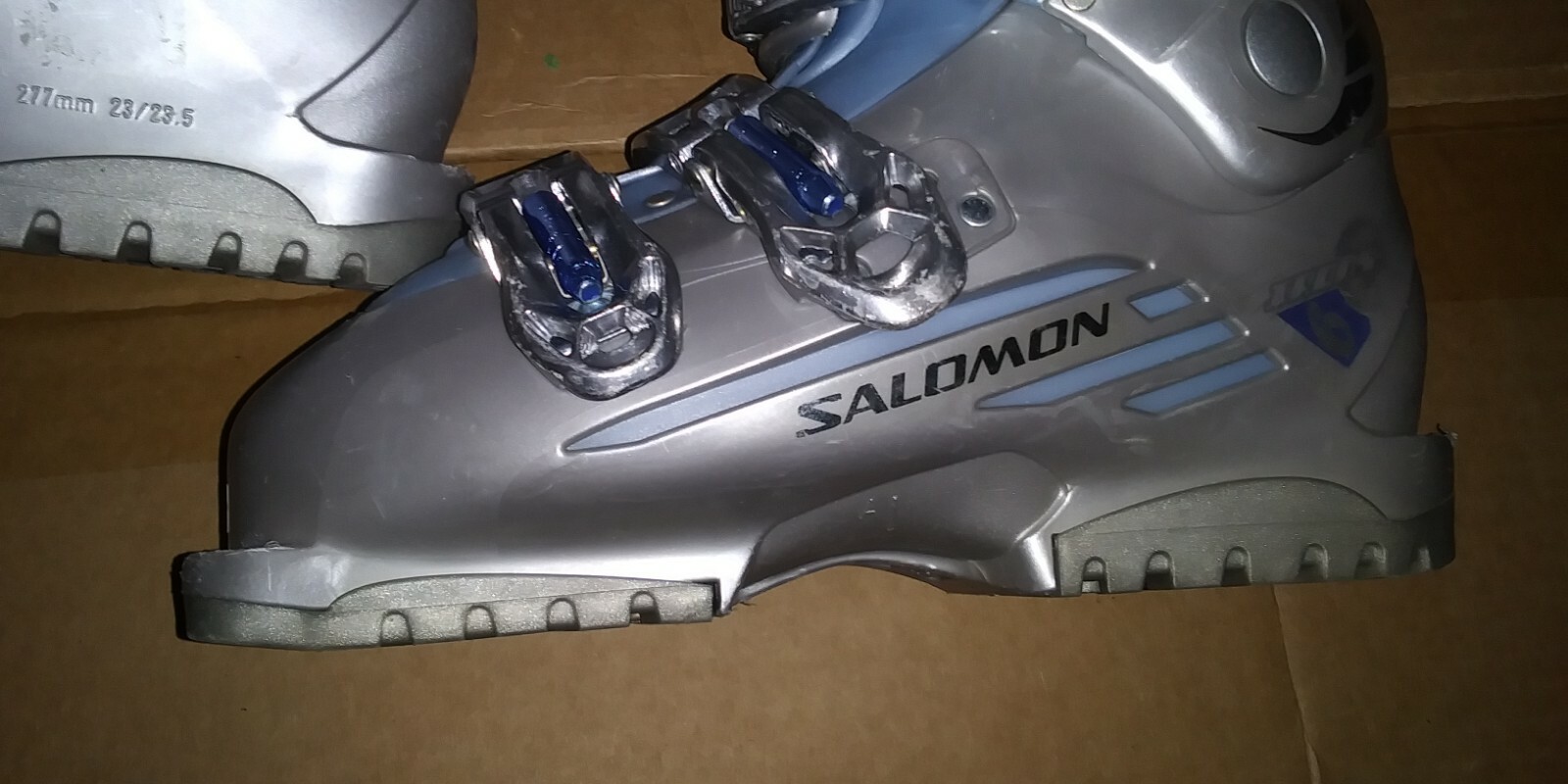 Scarponi da sci da neve Salomon Irony 6 Downhill Mondo 23 5 donna US 6