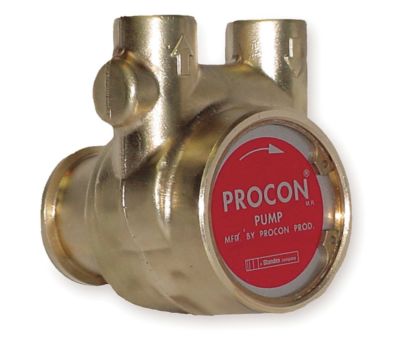 PROCON, 114B330F11XX, 1/2'' Brass Rotary Vane Pump, 346 Max. Flow (GPH)