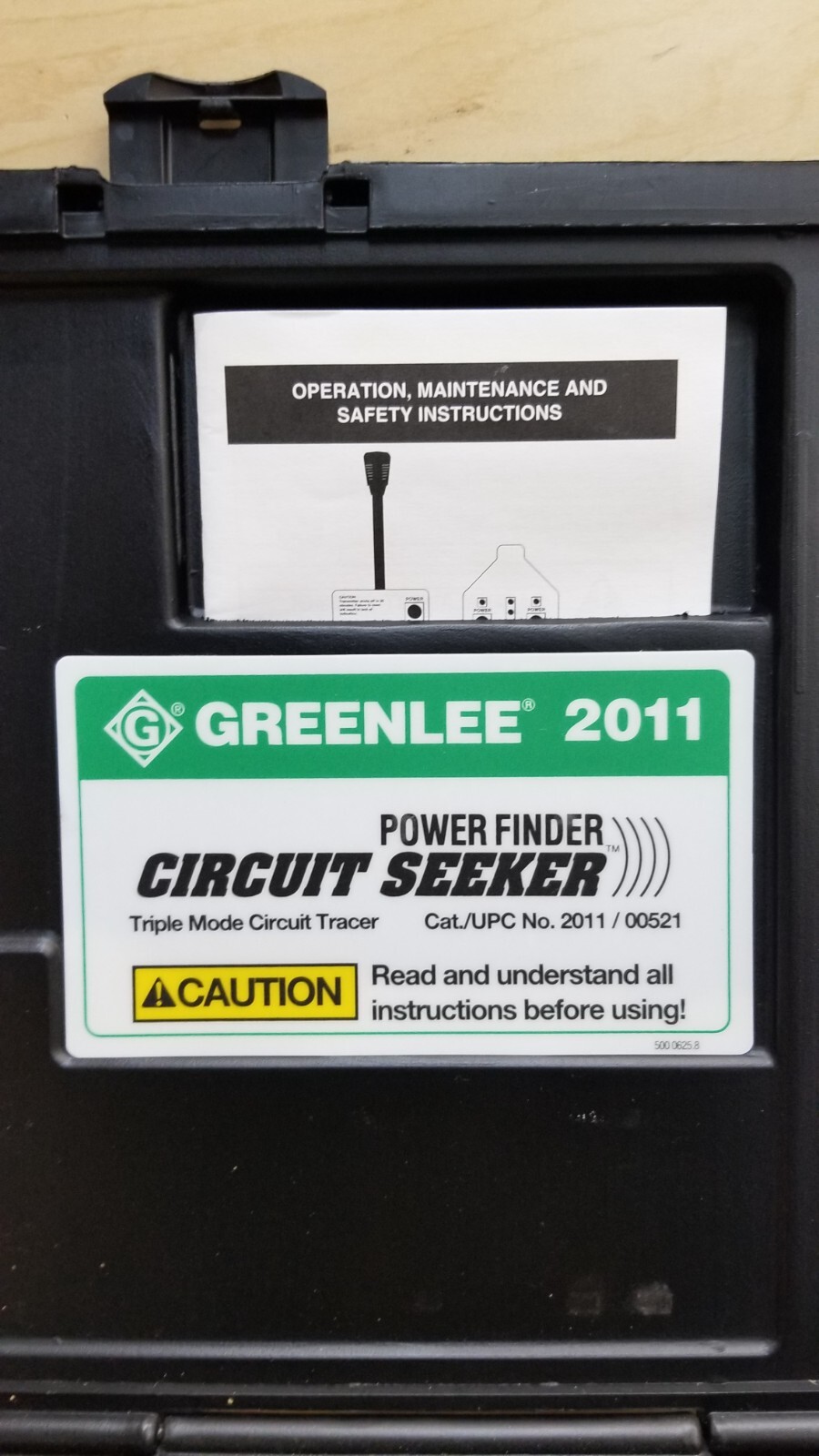Greenlee 2011/00521 Power Finder Circuit Seeker Circuit Tracer w/ Case