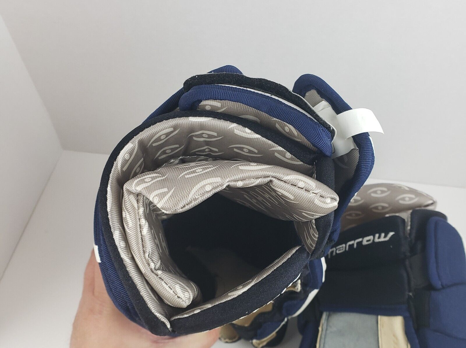 Harrow Syncro Hybrid Hockey Gloves 14" Blue White eBay