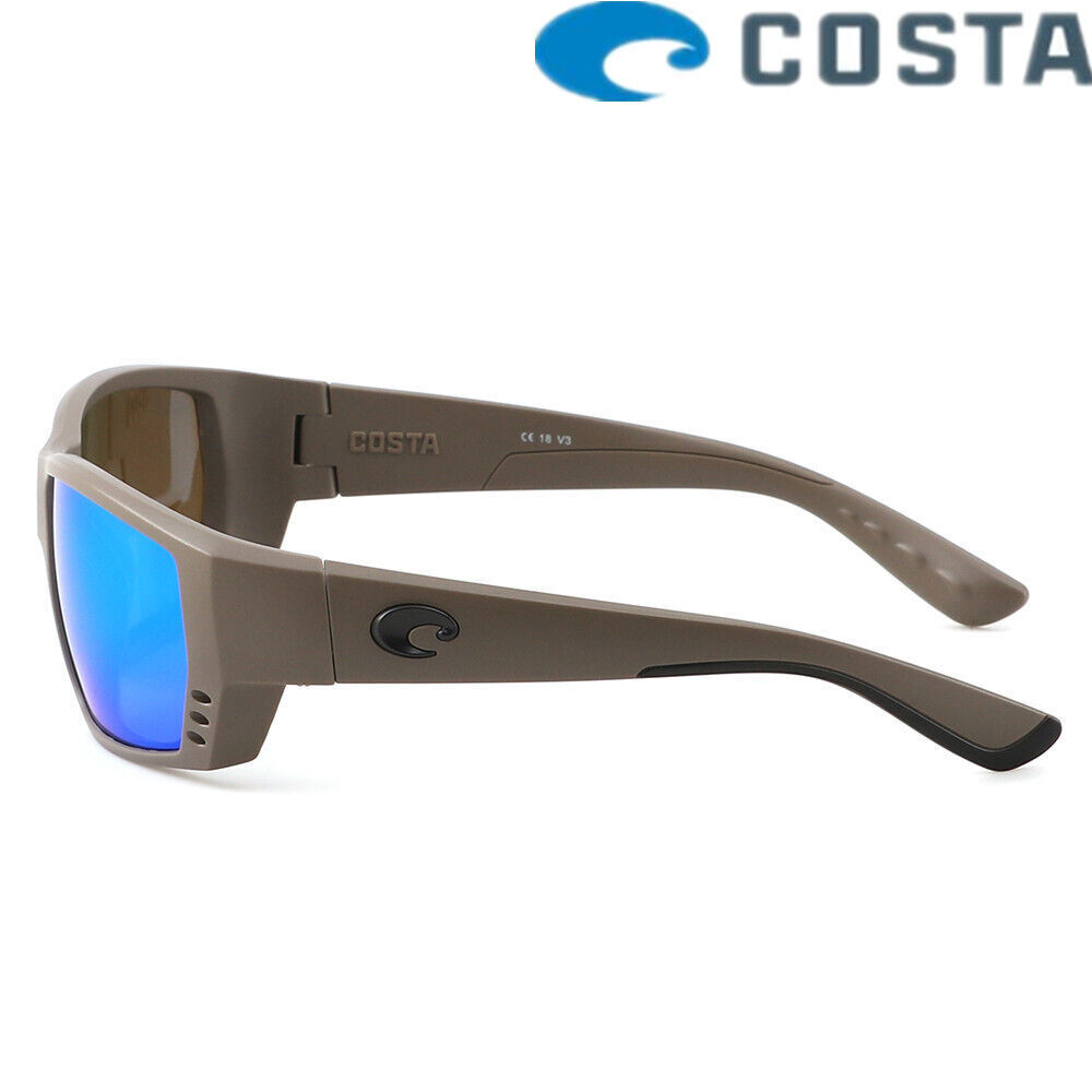 HOT brown frame/blue Lenses POLYCARBONATE (580P) Costa del Mar Tuna