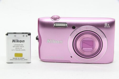 Excellent+++++Nikon COOLPIX A300 Pink 20.0MP Digital Camera From JAPAN - Picture 1 of 10