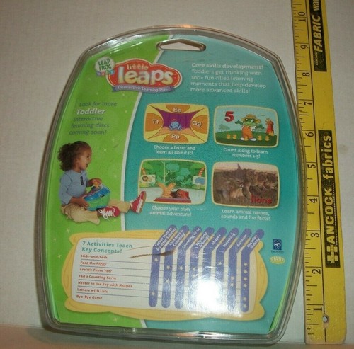 LEAP FROG LITTLE LEAPS LEAP AHEAD BABY TODDLER 24 MONTHS FACTORY SEALED 2006 - Picture 3 of 4