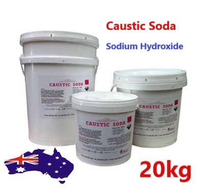 how to clean with caustic soda