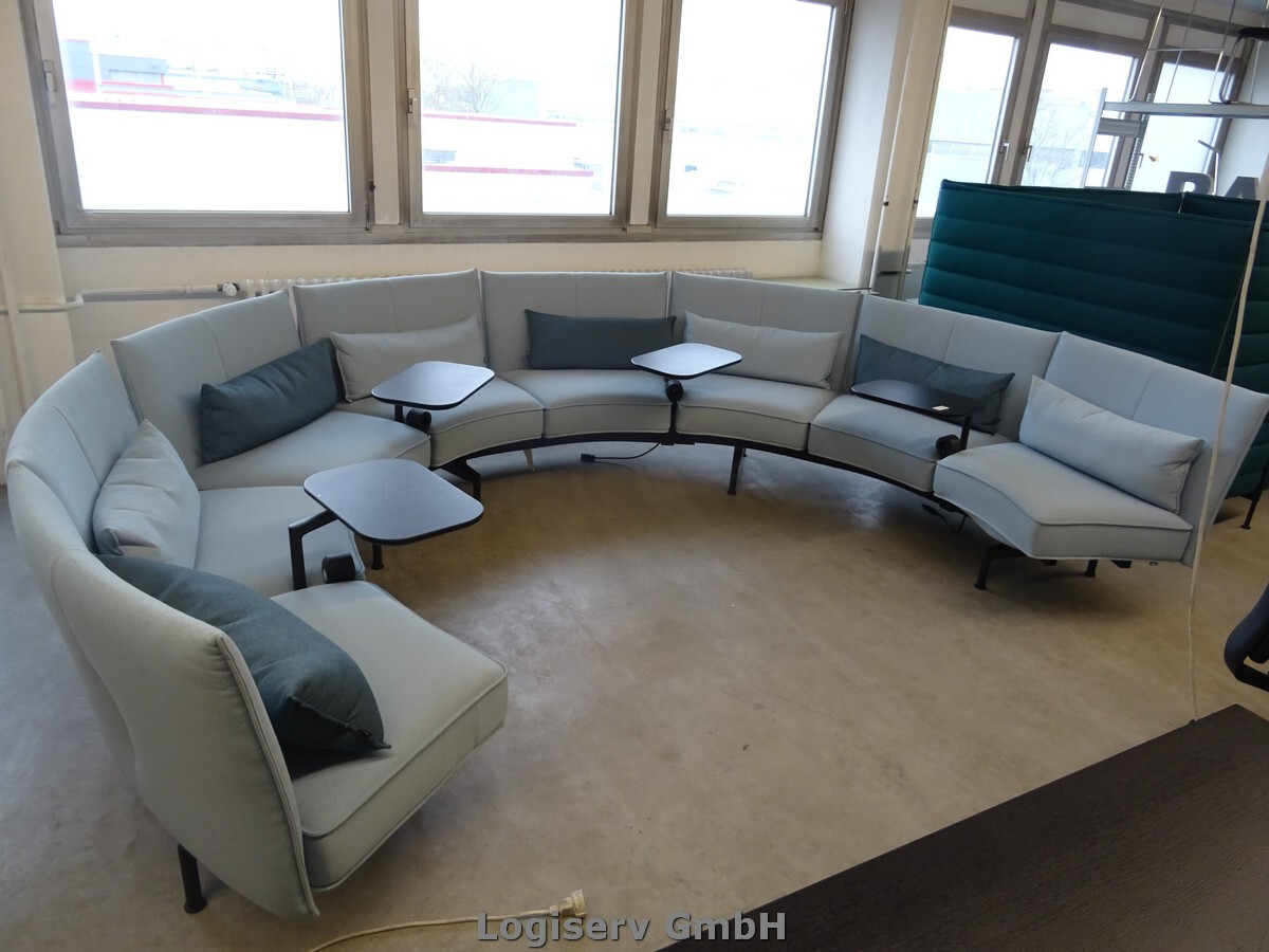 Vitra Soft Work Sofa 9-Sitzer Innenkreis Designer Barber & Osger - Bild 1 von 9