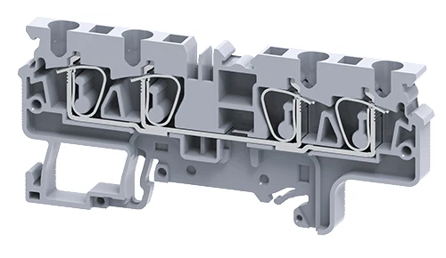 Altech Connectwell CX4/4 Spring Terminal Block 30A, 24-10AWG, 6mm 50pcs per box  - Image 2 of 2