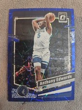 2023-24 Donruss Optic Anthony Edwards Blue Velocity