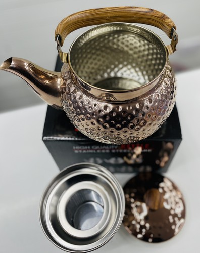 Kettle Stainless Steel Metal Tea Pot 1.5 Ltr With Filter High Quality - Picture 8 of 15