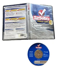 Turbotax 2008 Deluxe Federal + State Windows/Mac No Manual