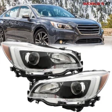 Halogen Headlight Assembly For 2015-2017 Subaru Legacy/Outback Right+Left Side