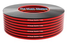 18 Gauge 1000ft Roll SPEAKER WIRE Red Black Cable Car Audio Home Stereo 12V DC