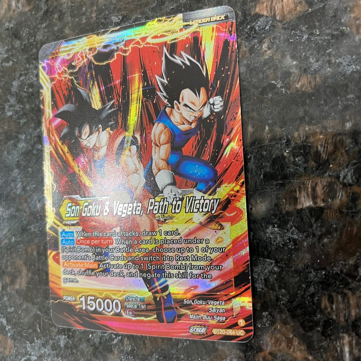 Son Goku & Vegeta Path to Victory BT20-084 Foil Dragon Ball