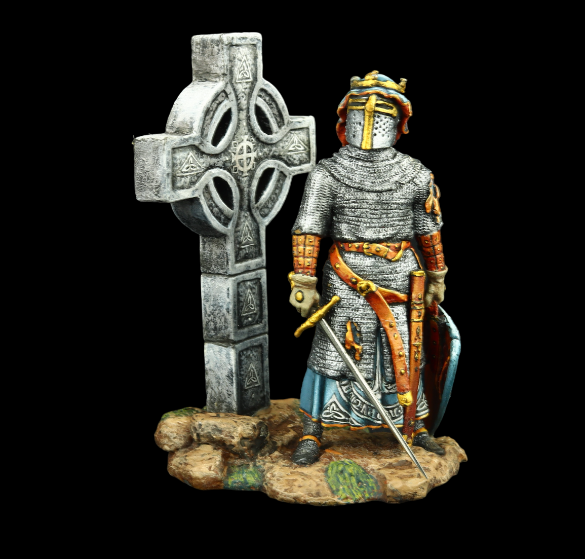 Tin soldier Collectible Irish Knight, XIV c. Medieval