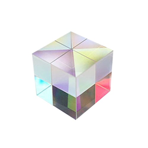 1PC Optical RGB Dispersion Cube for Physics Teaching Decoration Arts