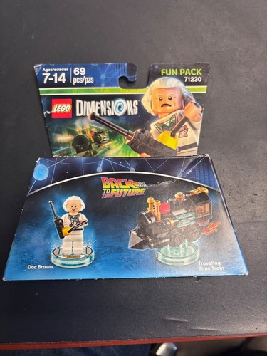 Lego 71230 Dimensions Back to the Future Doc Brown Minifigur Time Train - Bild 2 von 4