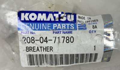 KOMATSU FORKLIFT BREATHER 208-04-7178