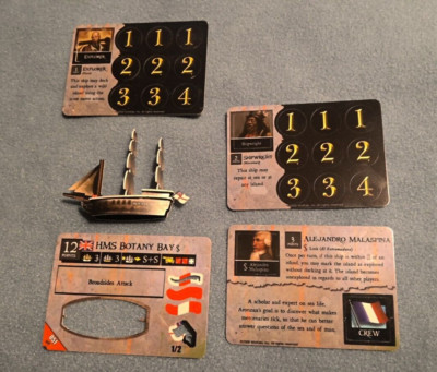 Pirates CSG Mysterious Islands Ship, Crew Lot HMS Botany Bay, Mercenary, Aronnax