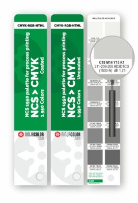 NinjaCOLOR NCS CMYK C/U - 1950 paints and sprays in world of process printing
