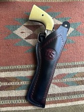 Fits Colt SAA Ruger New Vaquero Pietta EMF 1873 5.5" Thumb Break Holster w US