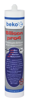 beko Silicon pro4 Premium Silikon 310ml, Verschiedene Farben