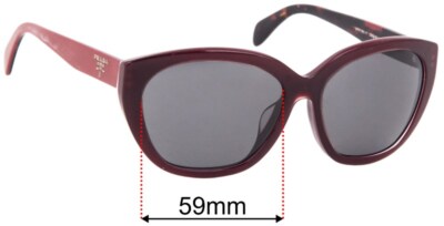PRADA BLACK UNISEX SUNGLASSES SPR 16X-F Prada Sunglasses SPR16X-F 1AB-5S0 Black-Gold/Dark Grey 59-16  main image 4