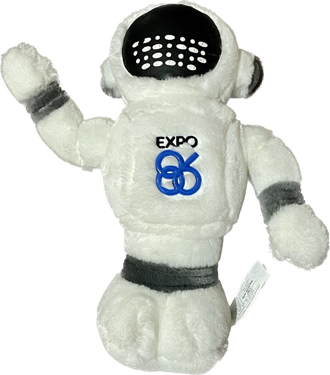Expo Ernie Plush Vancouver 1986 Robot / Astronaut Stuffed Animal