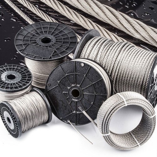 Câble En Acier Inoxydable 7x7 / 7x19 - Qualité A4/V4A NIROSTA, Pour Amarrage, Câblage, DIY