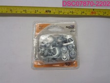 10 Pcs; National Hardware N889-014 Wire Cable Clamps 3/16" Zinc Plated 3230BC